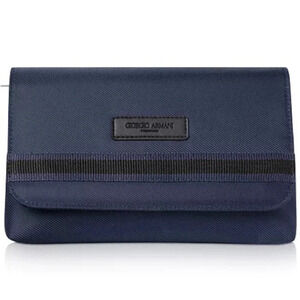 GIORGIO ARMANI NWOT Hanging Toiletry Travel Bag with‎ Dust Bag